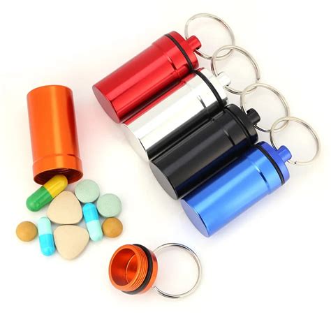 waterproof aluminum pill box